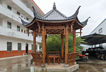 防腐木六角亭子價格,木質涼亭多少錢一個