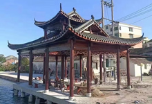 戶外木結構長廊涼亭價格,古建涼亭廠家聯系方式